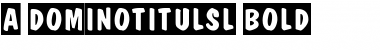 Download a_DomInoTitulSl Font Download a_DomInoTitulSl Font