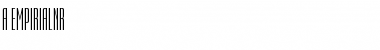 Download a_EmpirialNr Font Download a_EmpirialNr Font
