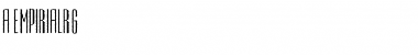 Download a_EmpirialRg Font Download a_EmpirialRg Font