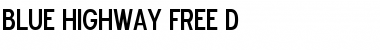 Download Blue Highway Free D Font Download Blue Highway Free D Font