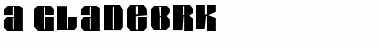 Download a_GladeBrk Font Download a_GladeBrk Font