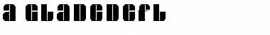 Download a_GladeDefl Font Download a_GladeDefl Font