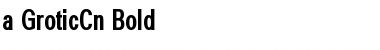 Download a_GroticCn Font Download a_GroticCn Font