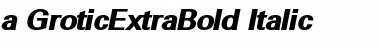 Download a_GroticExtraBold Font Download a_GroticExtraBold Font