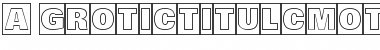 Download a_GroticTitulCmOtlHv Font Download a_GroticTitulCmOtlHv Font