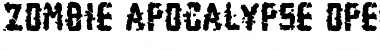 Download Zombie Apocalypse Font Download Zombie Apocalypse Font