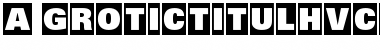 Download a_GroticTitulHvCm Font Download a_GroticTitulHvCm Font