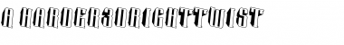 Download a_Harder3dTwR Font Download a_Harder3dTwR Font