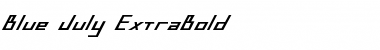 Download Blue July ExtraBold Font Download Blue July ExtraBold Font