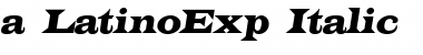 Download a_LatinoExp Font Download a_LatinoExp Font