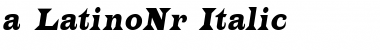 Download a_LatinoNr Font Download a_LatinoNr Font