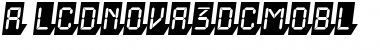 Download a_LCDNova3DCmObl Font Download a_LCDNova3DCmObl Font