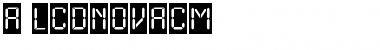 Download a_LCDNovaCm Font Download a_LCDNovaCm Font