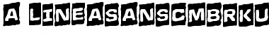 Download a_LineaSansCmBrkUp Font Download a_LineaSansCmBrkUp Font