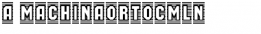 Download a_MachinaOrtoCmLn Font Download a_MachinaOrtoCmLn Font