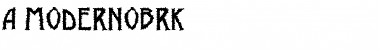 Download a_ModernoBrk Font Download a_ModernoBrk Font