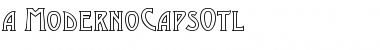 Download a_ModernoCapsOtl Font Download a_ModernoCapsOtl Font