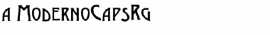 Download a_ModernoCapsRg Font Download a_ModernoCapsRg Font