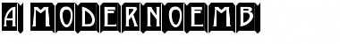 Download a_ModernoEmb Font Download a_ModernoEmb Font