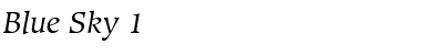 Download Blue Sky 1 Font Download Blue Sky 1 Font