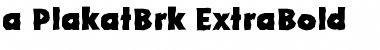 Download a_PlakatBrk Font Download a_PlakatBrk Font