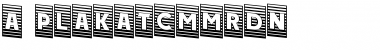 Download a_PlakatCmMrDn Font Download a_PlakatCmMrDn Font