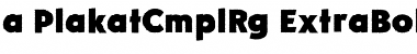 Download a_PlakatCmplRg Font Download a_PlakatCmplRg Font