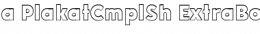 Download a_PlakatCmplSh Font Download a_PlakatCmplSh Font