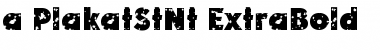 Download a_PlakatStNt Font Download a_PlakatStNt Font