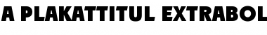 Download a_PlakatTitul Font Download a_PlakatTitul Font