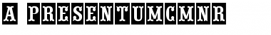 Download a_PresentumCmNr Font Download a_PresentumCmNr Font