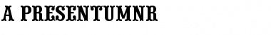 Download a_PresentumNr Font Download a_PresentumNr Font