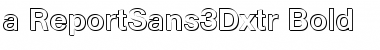 Download a_ReportSans3Dxtr Font Download a_ReportSans3Dxtr Font