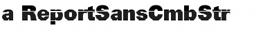Download a_ReportSansCmbStr Font Download a_ReportSansCmbStr Font