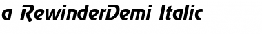 Download a_RewinderDemi Font Download a_RewinderDemi Font