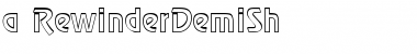 Download a_RewinderDemiSh Font Download a_RewinderDemiSh Font
