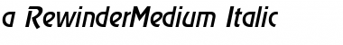Download a_RewinderMedium Font Download a_RewinderMedium Font