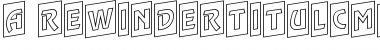 Download a_RewinderTitulCmOtlUp Font Download a_RewinderTitulCmOtlUp Font