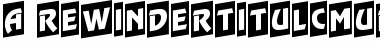 Download a_RewinderTitulCmUp Font Download a_RewinderTitulCmUp Font