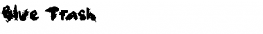 Download Blue Trash Font Download Blue Trash Font