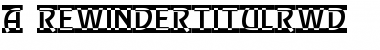 Download a_RewinderTitulRwD Font Download a_RewinderTitulRwD Font