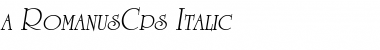Download a_RomanusCps Font Download a_RomanusCps Font