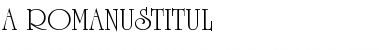 Download a_RomanusTitul Font Download a_RomanusTitul Font