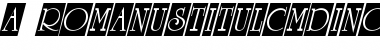 Download a_RomanusTitulCmDino Font Download a_RomanusTitulCmDino Font