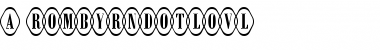 Download a_RombyRndOtlOvl Font Download a_RombyRndOtlOvl Font