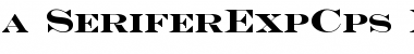 Download a_SeriferExpCps Font Download a_SeriferExpCps Font