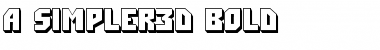 Download a_Simpler3D Font Download a_Simpler3D Font