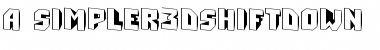 Download a_Simpler3DShiftDn Font Download a_Simpler3DShiftDn Font