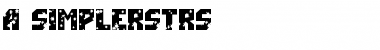 Download a_SimplerStrs Font Download a_SimplerStrs Font
