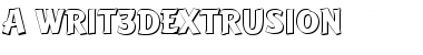 Download a_Writ3Dxtr Font Download a_Writ3Dxtr Font
